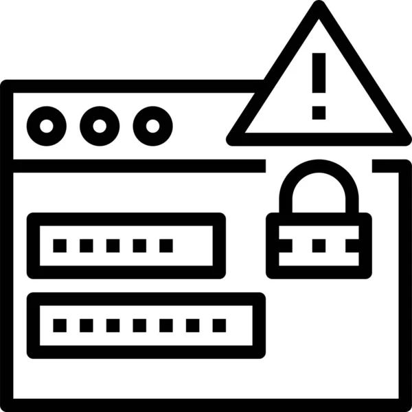 Hacker Hacker Hacker Ícone Categoria Computador Internet Segurança — Vetor de Stock