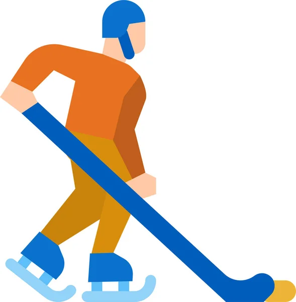 Hockey Issport Ikon — Stock vektor
