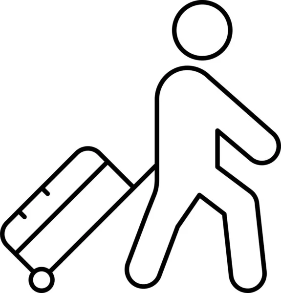 行李公文包图标 — 图库矢量图片