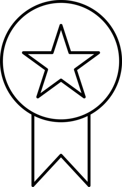 Ikona Odznaki Nagrody — Wektor stockowy