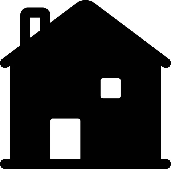 Private Home House Icon — Stock Vector
