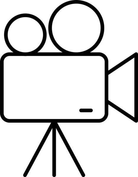 Ikona Digitalizace Videokamery — Stockový vektor