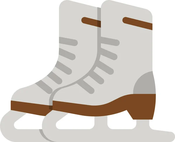 Patinaje Icono Patín Hielo — Archivo Imágenes Vectoriales