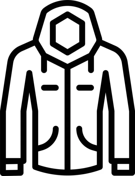 Ropa Tela Icono Moda — Vector de stock