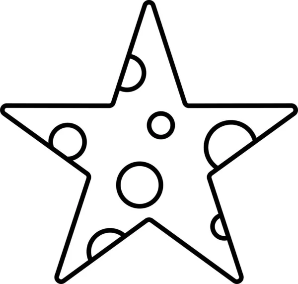 Bulb Light Star Icon — Stock Vector