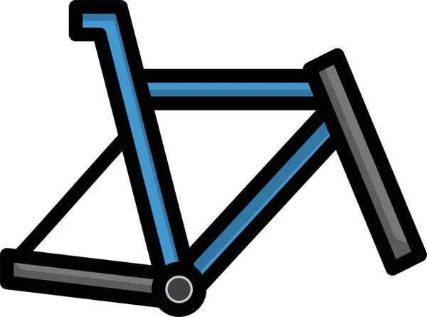 Cycling Bike Frame Icon — Stock Vector