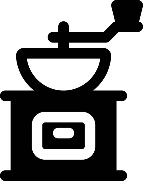Coffee Grinder Cafe Icon — Stock Vector