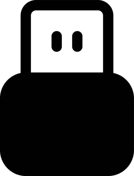 Symbol Für Drahtlose Bluetooth Adapter — Stockvektor