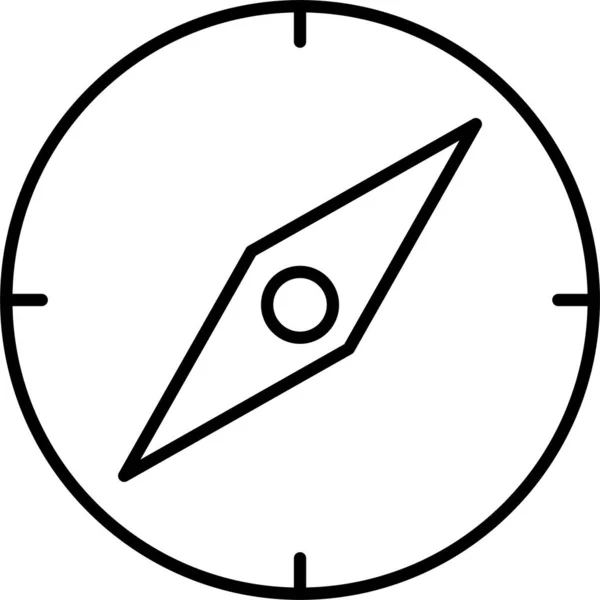 Ikona Nawigacji Kompasu Kierunku — Wektor stockowy