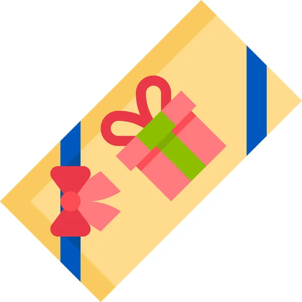 Иконка Предложения Подарочных Сертификатов — стоковый вектор