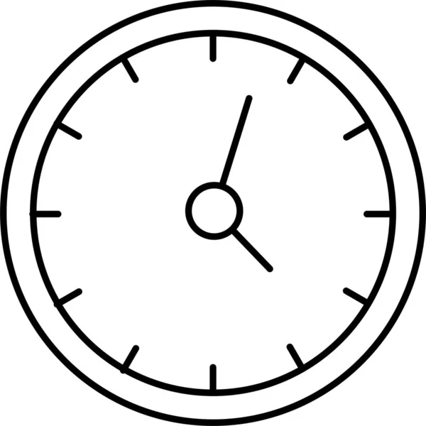 Klocka Schema Tid Ikon — Stock vektor