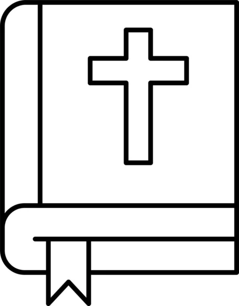 Bibel Heilige Schrift Symbol — Stockvektor