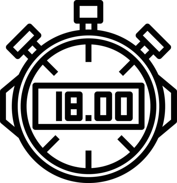 Icona Cronometro Interfaccia Cronometro Cronometro — Vettoriale Stock