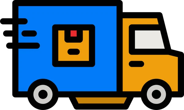Truck Delivery Movement Icon — Stock Vector