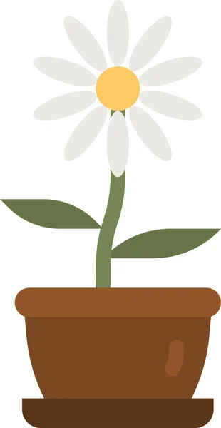 菊花植物图标 — 图库矢量图片