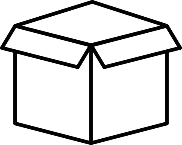 Paketkasten Symbol — Stockvektor