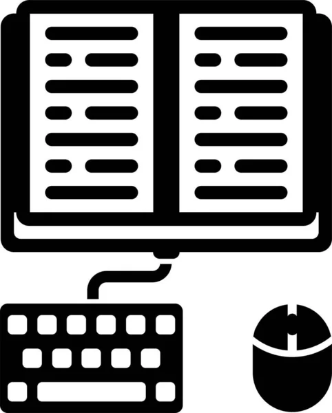 图书教育在线图标实感十足 — 图库矢量图片