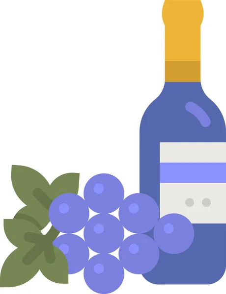 Grape Wine Communion Icon — Stock Vector