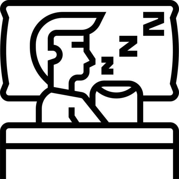 นนอนหล บไอคอน — ภาพเวกเตอร์สต็อก