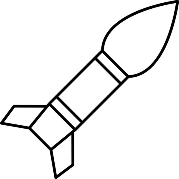 Vapen Armé Bomb Ikon — Stock vektor
