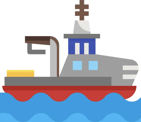 Rettungsschiff Ikone — Stockvektor