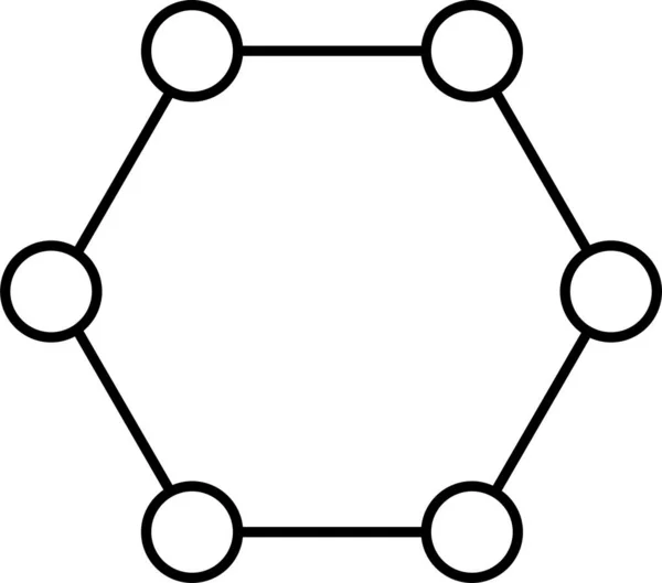 Átomos Electrón Molécula Icono — Archivo Imágenes Vectoriales