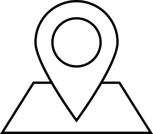 Значок Маркера Местоположения — стоковый вектор