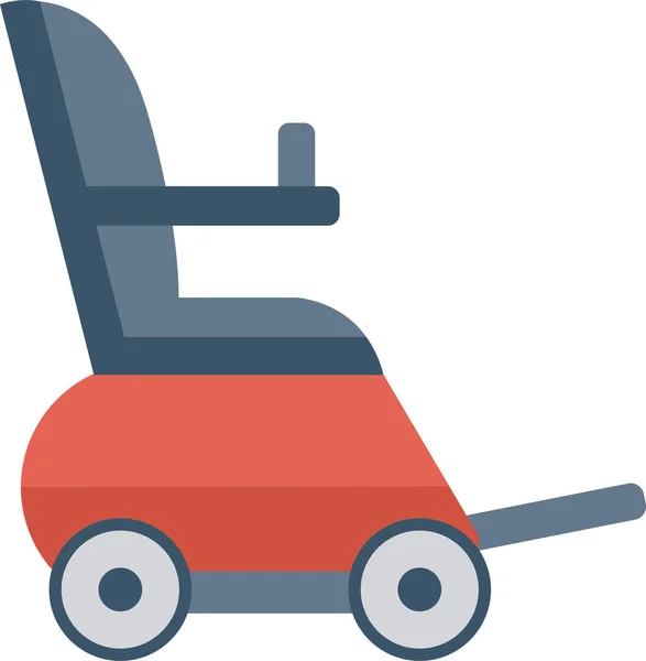 Düz Biçimli Otomatik Sandalye Taşıma Simgesi — Stok Vektör