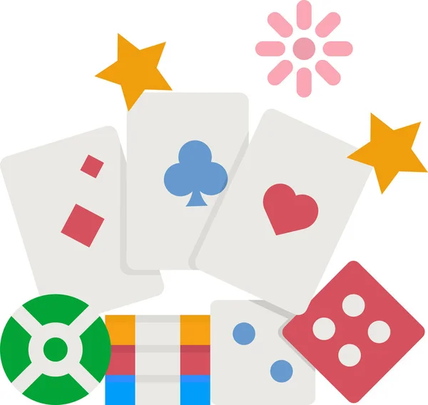 Casino Gambling Gaming Icon — Wektor stockowy