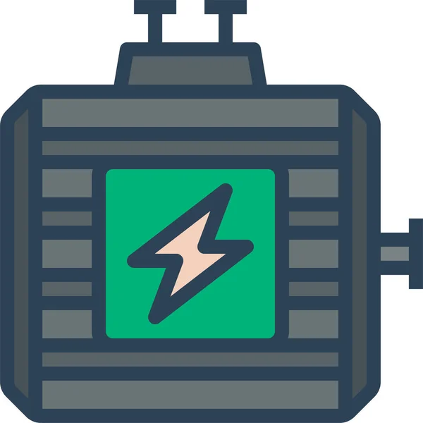 Εικονίδιο Ηλεκτρικού Κινητήρα Κινητήρα — Διανυσματικό Αρχείο