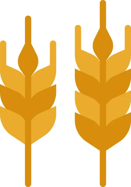 Ikona Pšeničných Obilovin — Stockový vektor