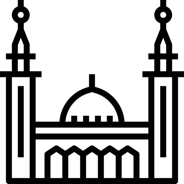 Икона Архитектуры Конакри Гинеи — стоковый вектор