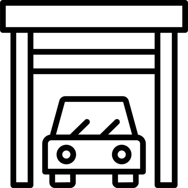 Verschluss Symbol Für Autowerkstätten — Stockvektor