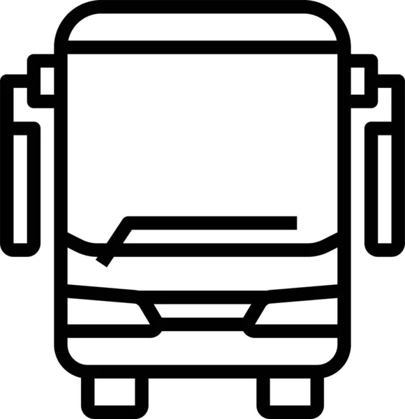 Ikona Cesty Autobusem — Stockový vektor