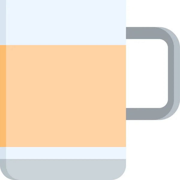 Irish Kaffe Mugg Ikon — Stock vektor