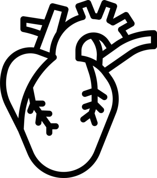 Heart Transplant Healthcare Icon — Stockvektor