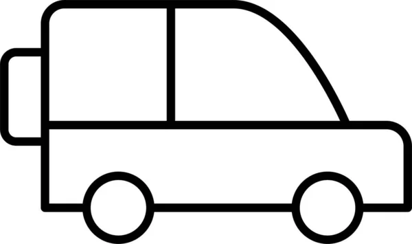 Ikon För Transport Jeep Fordon — Stock vektor