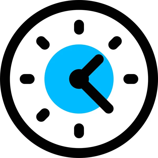 Reloj Despertador Icono Tiempo Estilo Del Esquema — Archivo Imágenes Vectoriales