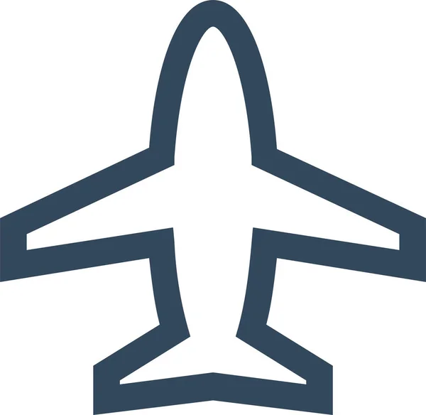 Avião Avião Avião Ícone Avião Estilo Esboço — Vetor de Stock