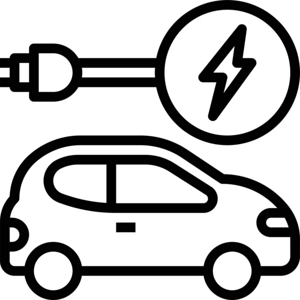 Auto Smart Fahrerlose Ikone — Stockvektor