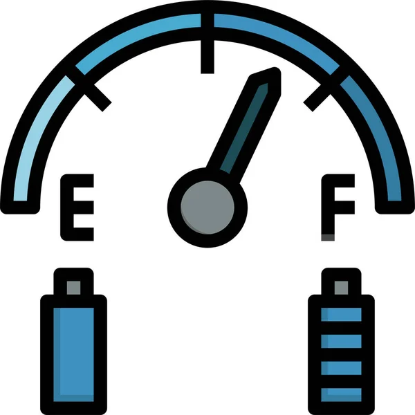 Meter Ecologie Icoon — Stockvector