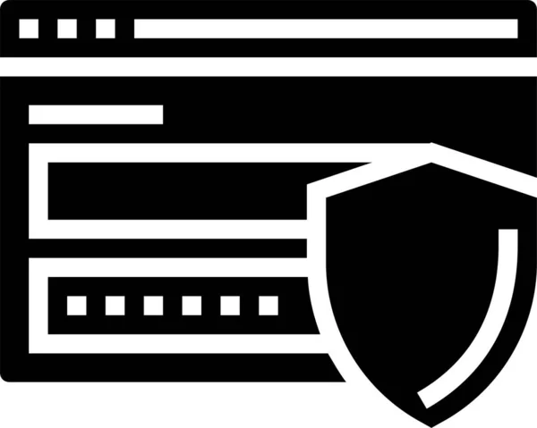 Protección Gdpr General Protección Datos Icono Regulación — Archivo Imágenes Vectoriales