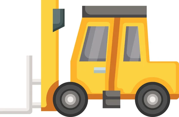 Forklift Constructioncar Transportions Icon — 스톡 벡터