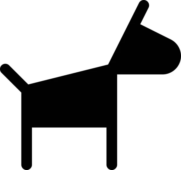 Pet Dog Policy Icon — Stock Vector