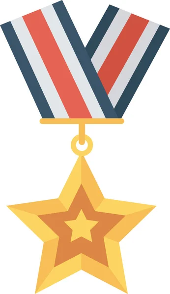 Нагорода Значок Медальної Стрічки — стоковий вектор