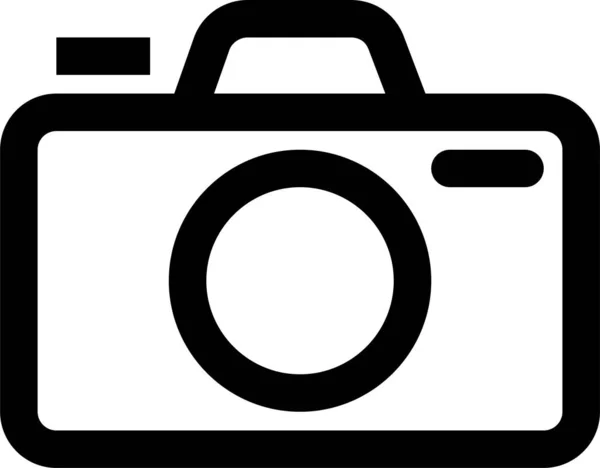 총체적 형태의 카메라 디지털 아이콘 — 스톡 벡터