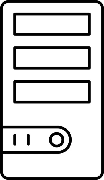 Computer Hardware Symbol — Stockvektor