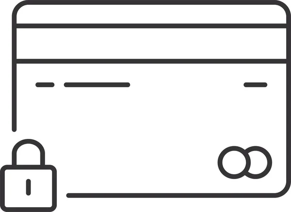 Card Credit Finance Icon — Stock Vector