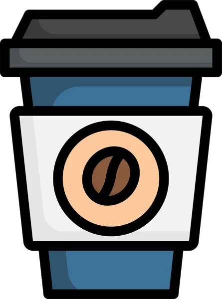 Coffee Cup Machine Icon — Stock Vector