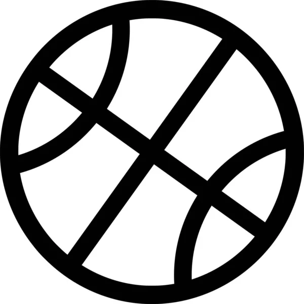Икона Баскетбола — стоковый вектор